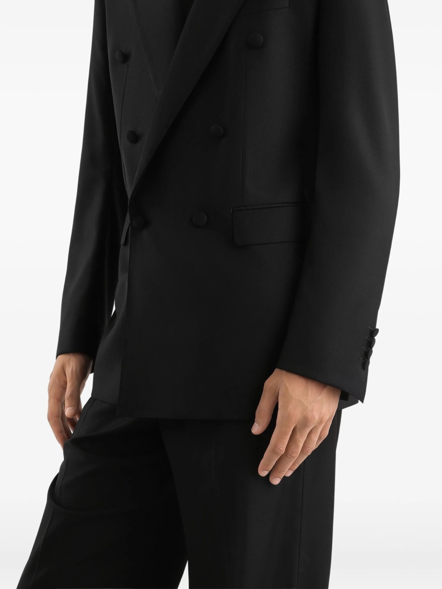 Sacou Dolce &amp; Gabbana negru din lana - Img 4