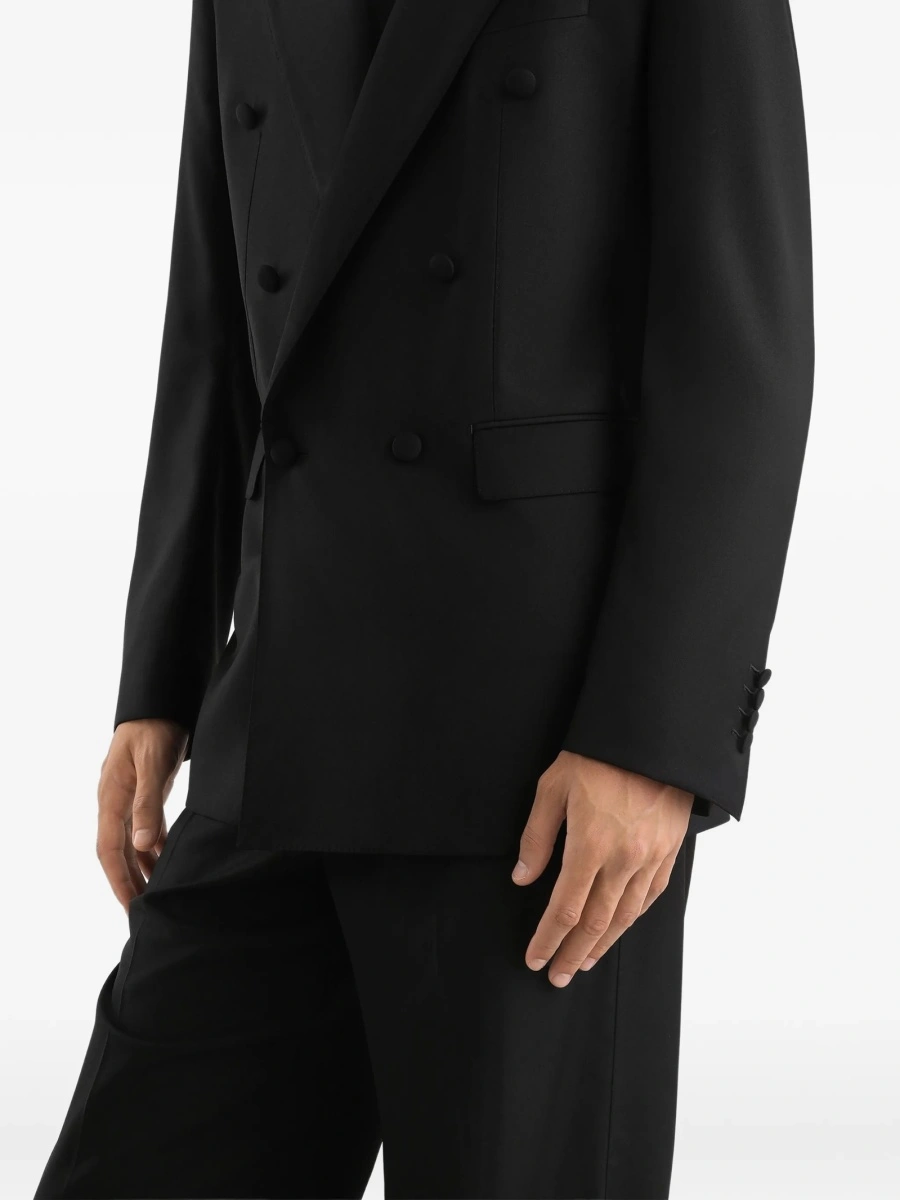 Sacou Dolce &amp; Gabbana negru din lana - Img 4