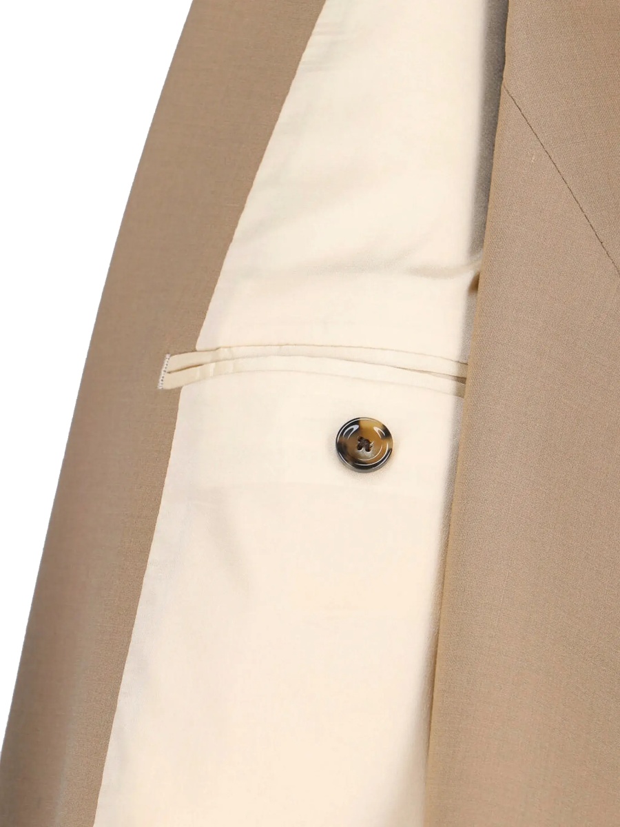 Sacou Double-breasted stretch wool blend Blazer - Img 5