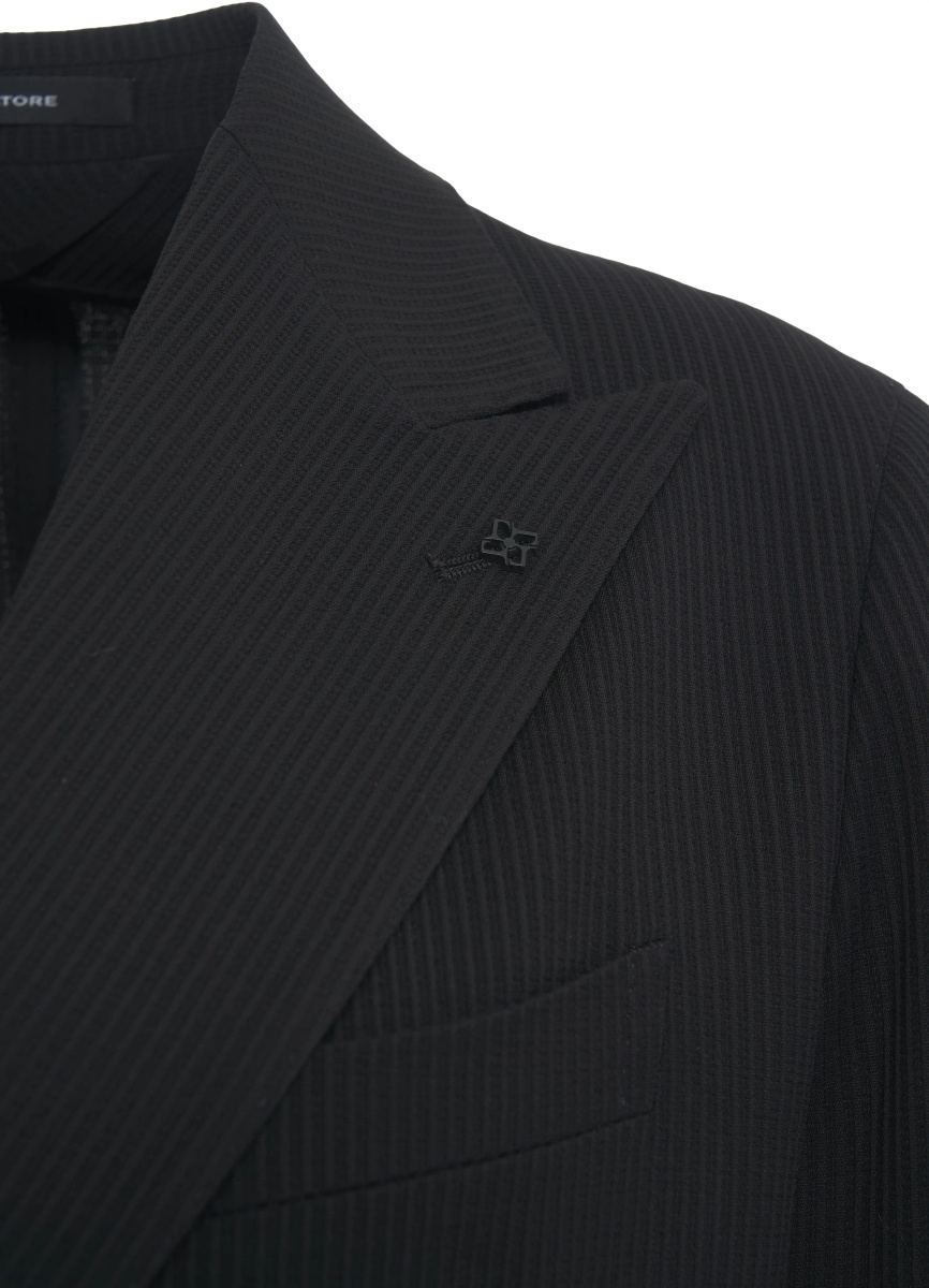 Sacou Double-breasted wool blazer - Img 4