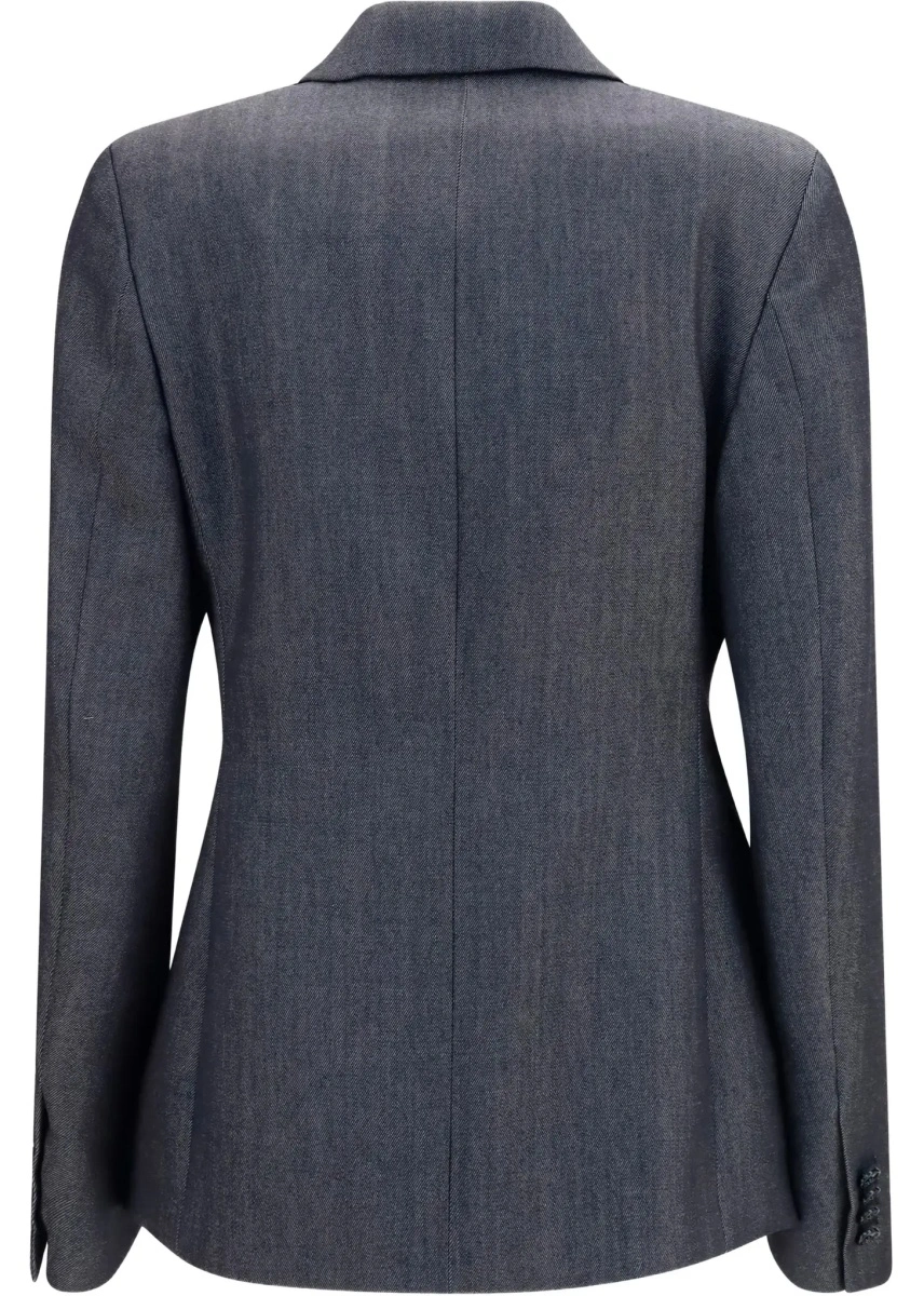 Sacou Double-breasted wool Blazer - Img 4