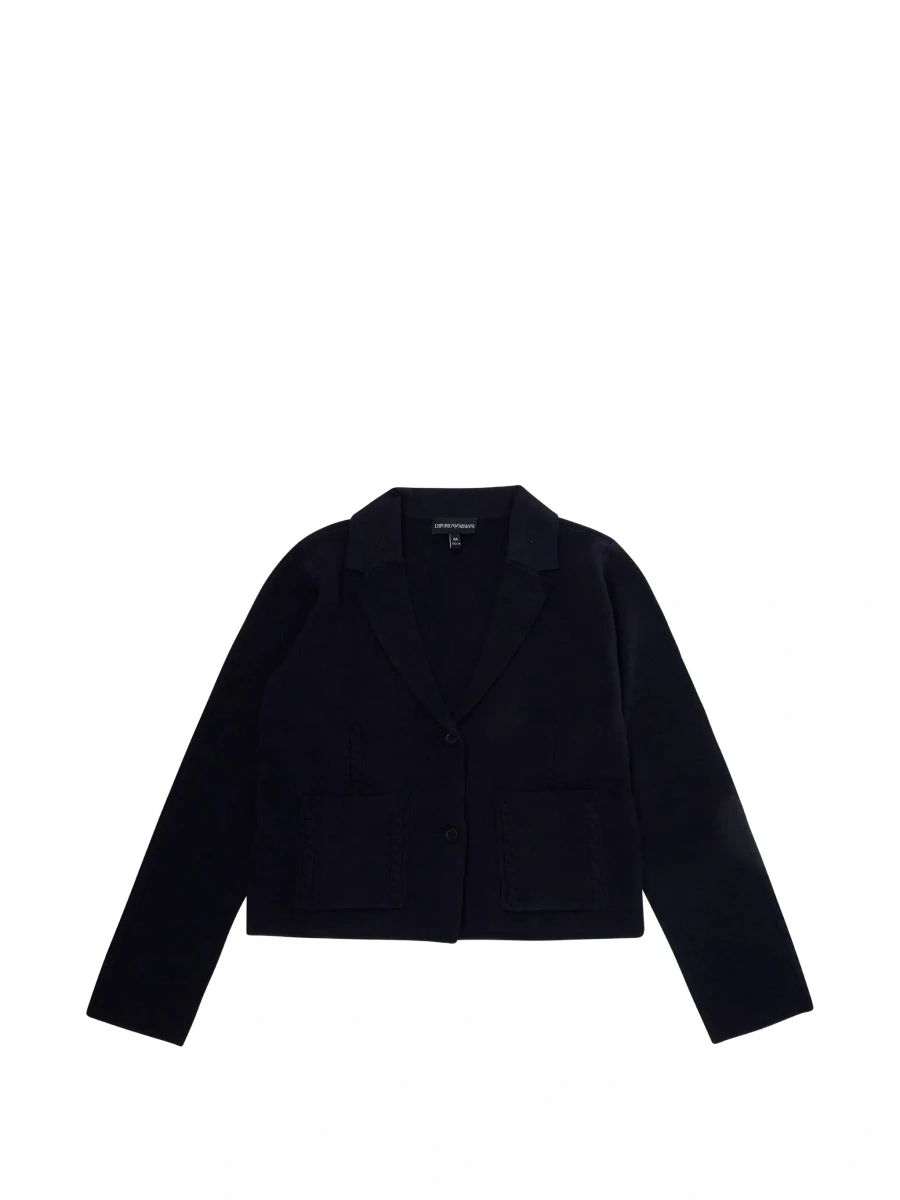 Sacou EMPORIO ARMANI KIDS albastru din lana - Img 6