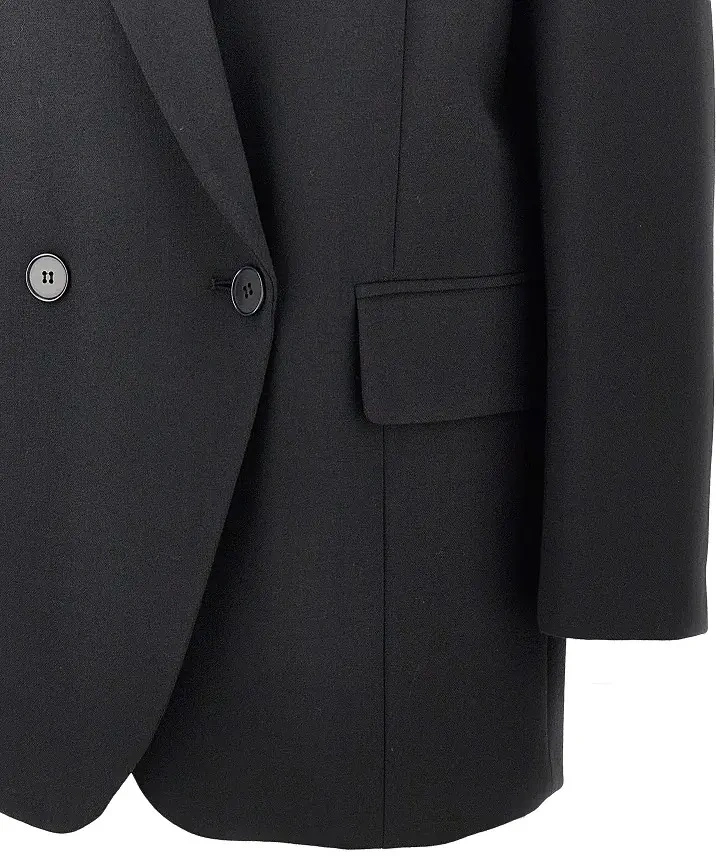 Sacou Emporio Armani negru din lana - Img 2