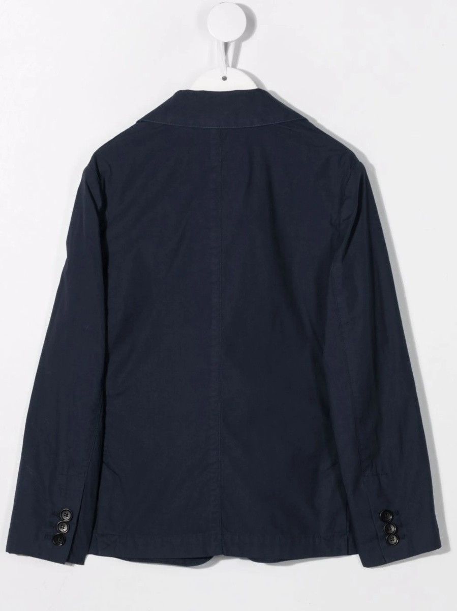 Sacou Fay albastru din polyester si bumbac - Img 2