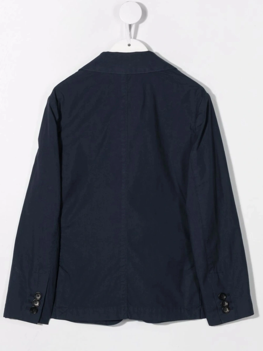 Sacou Fay albastru din polyester si bumbac - Img 2