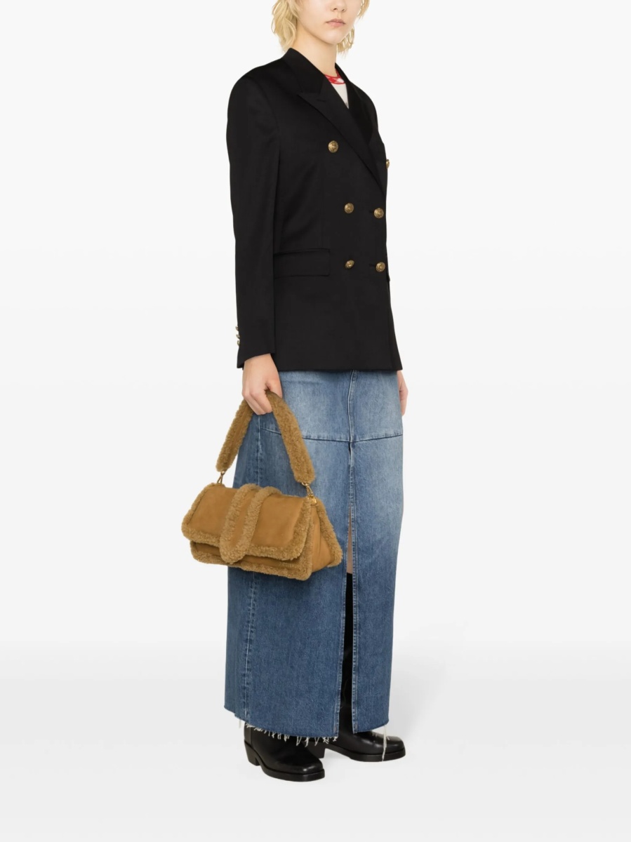 Sacou Golden Goose negru din lana - Img 3