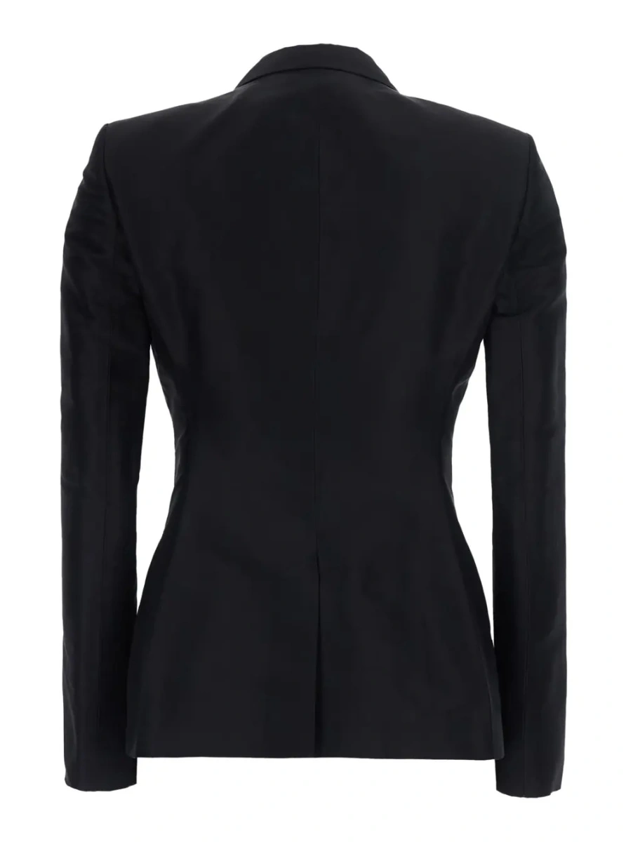 Sacou Gucci negru din matase - Img 2