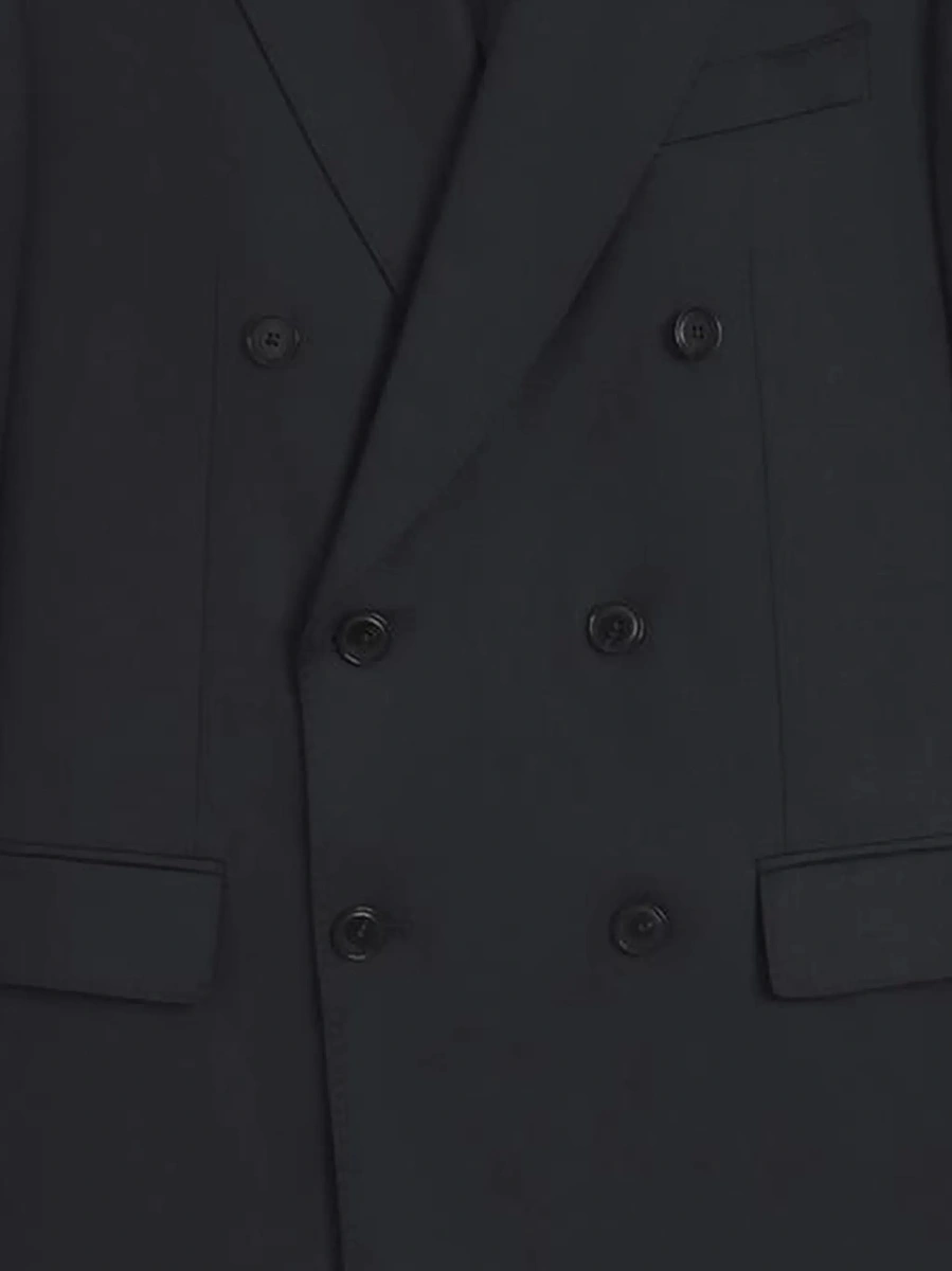 Sacou Hugo Boss albastru din lana - Img 4