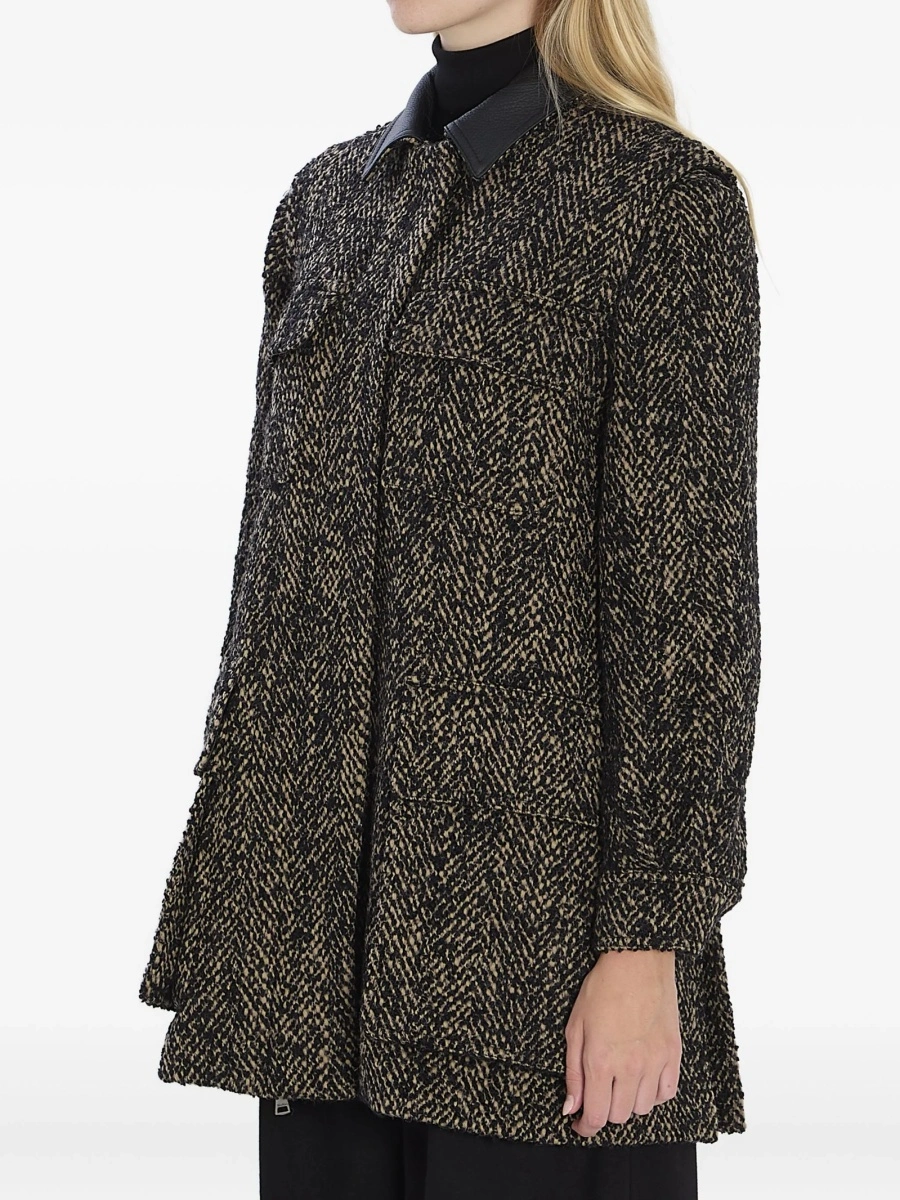 Sacou Max Mara maro din lana si polyester - Img 2