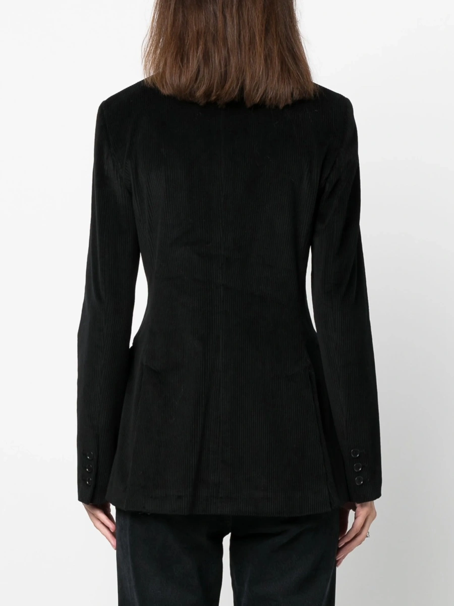 Sacou P.A.R.O.S.H. negru din spandex/elastan si bumbac - Img 4
