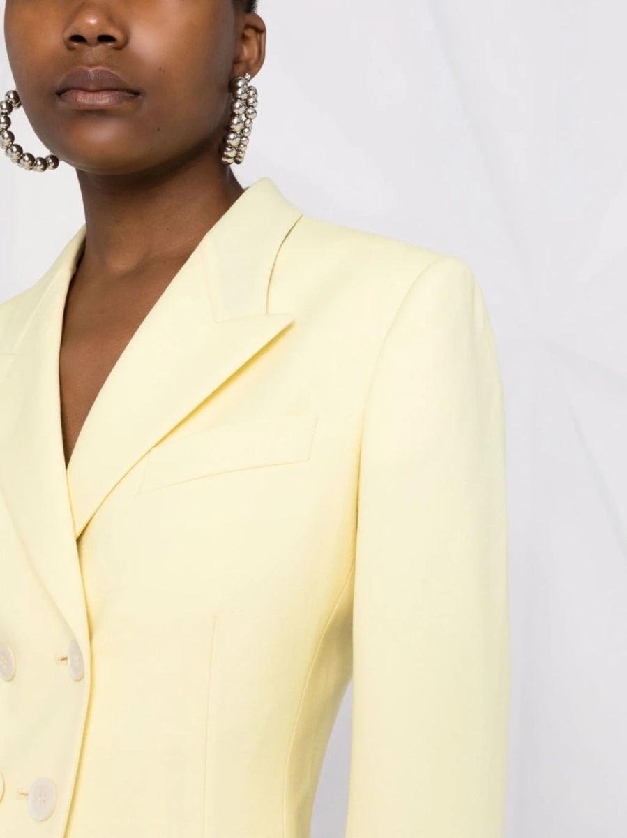 Sacou Stella McCartney galben din bumbac - Img 3