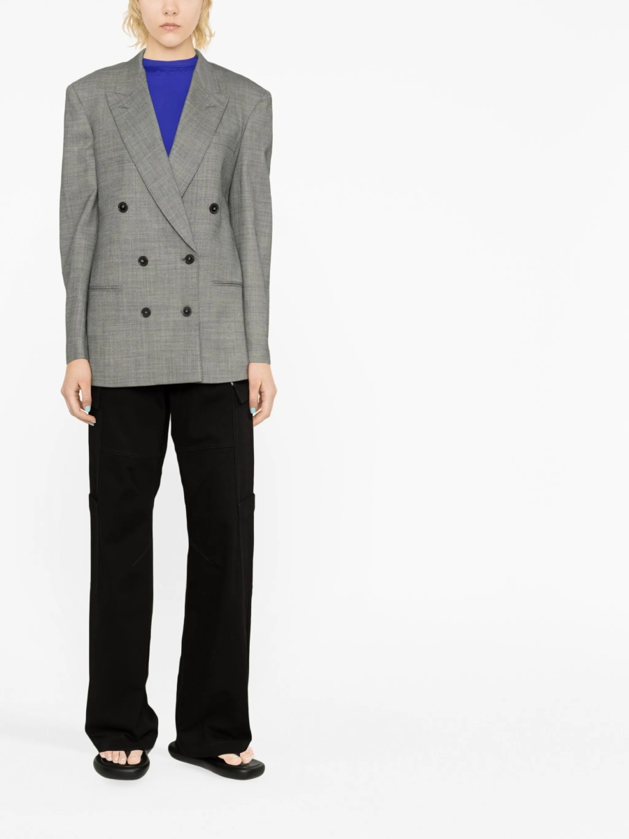 Sacou Stella McCartney negru din elastan si lana - Img 3
