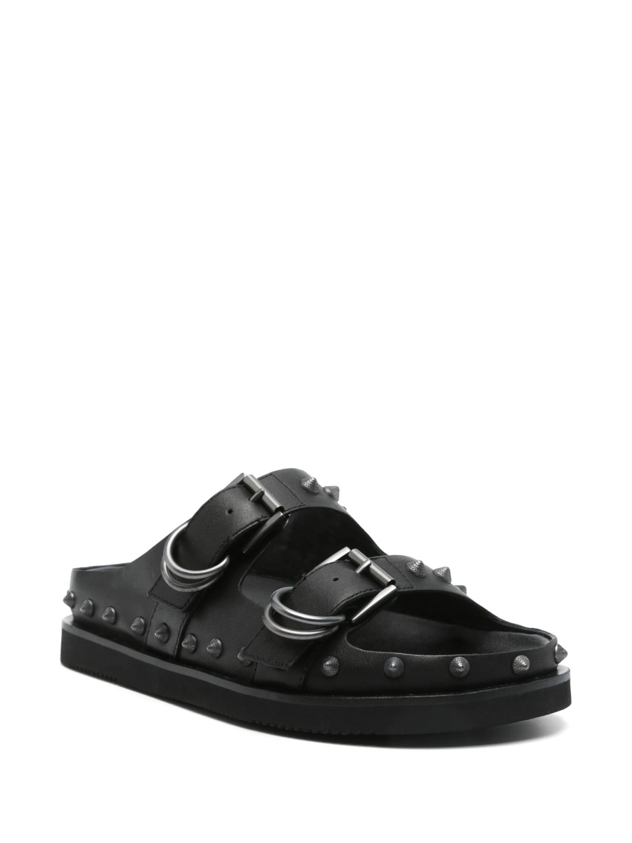 Sandale ASH negre din piele - Img 2