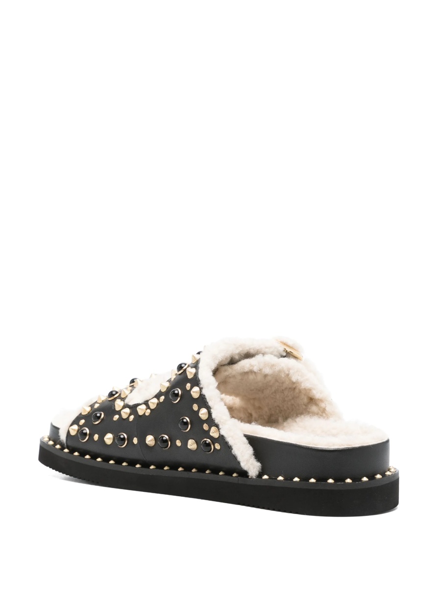 Sandale ASH negre din piele - Img 3