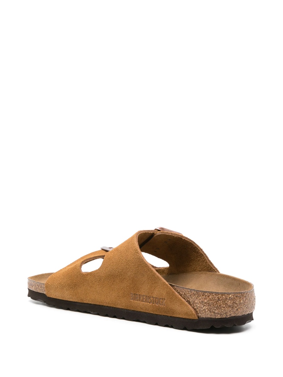 Sandale Birkenstock arizona maro din piele intoarsa - Img 3