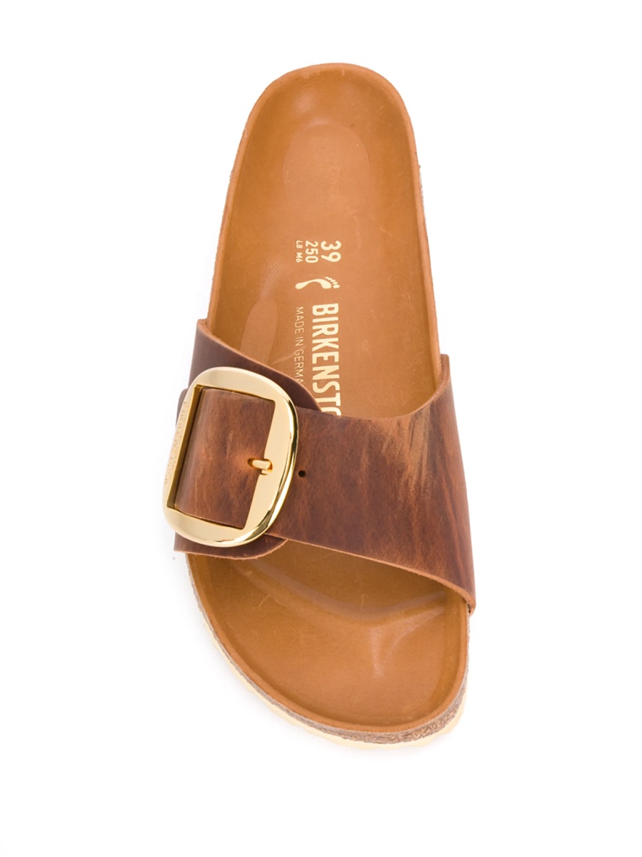 Sandale Birkenstock maro din piele - Img 4