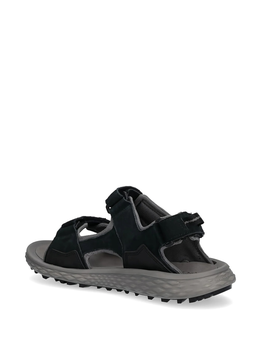 Sandale Columbia negre din piele intoarsa si material textil - Img 4