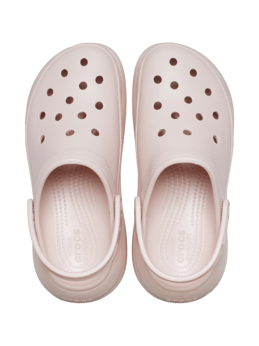Sandale Crocs roz din cauciuc - Img 3