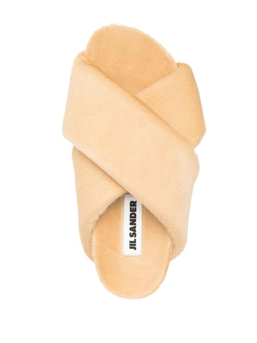Sandale Jil Sander neutre din piele - Img 4