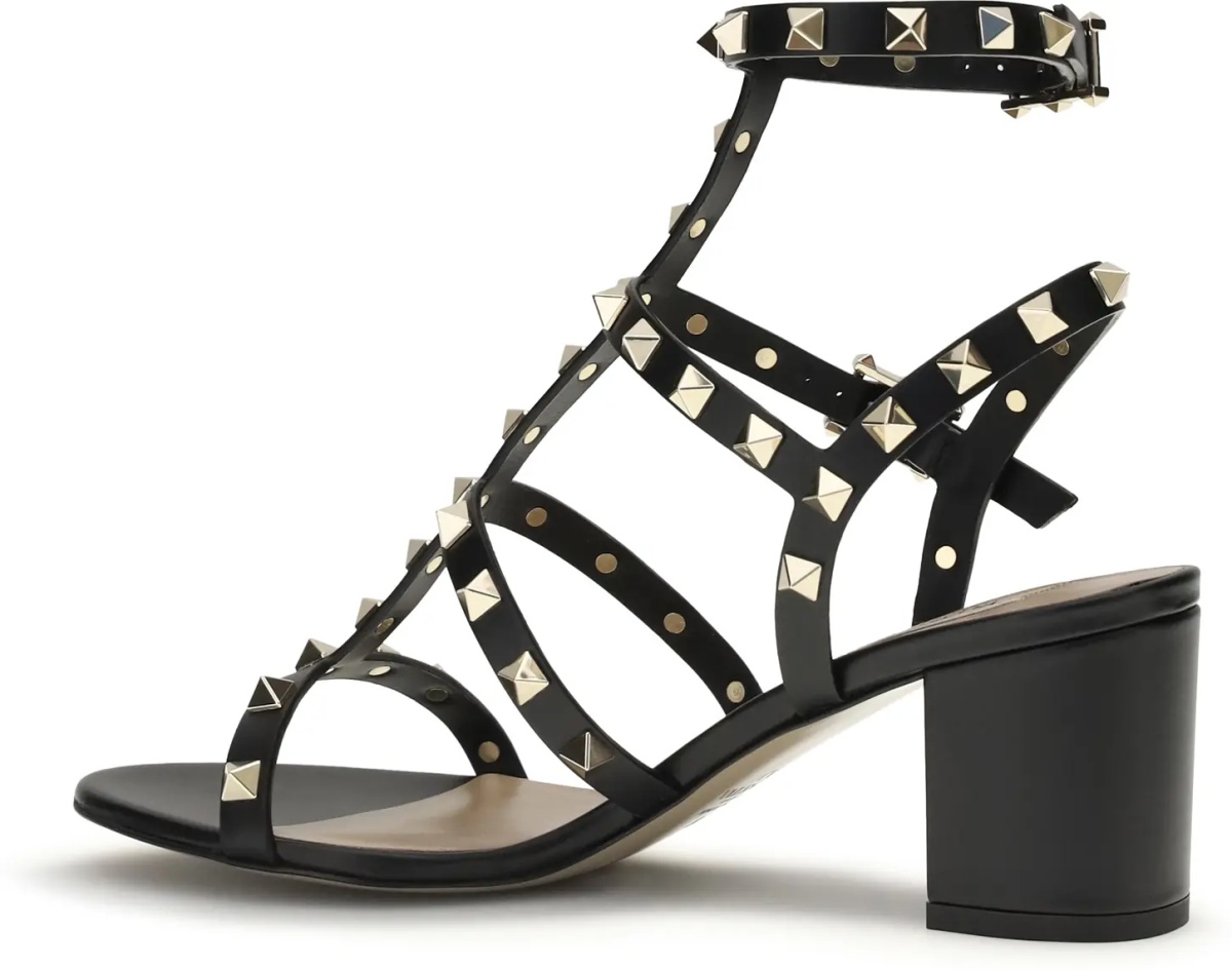 Sandale SANDAL | ROCKSTUD | T. 60 | VITELLO PLUM - Img 3