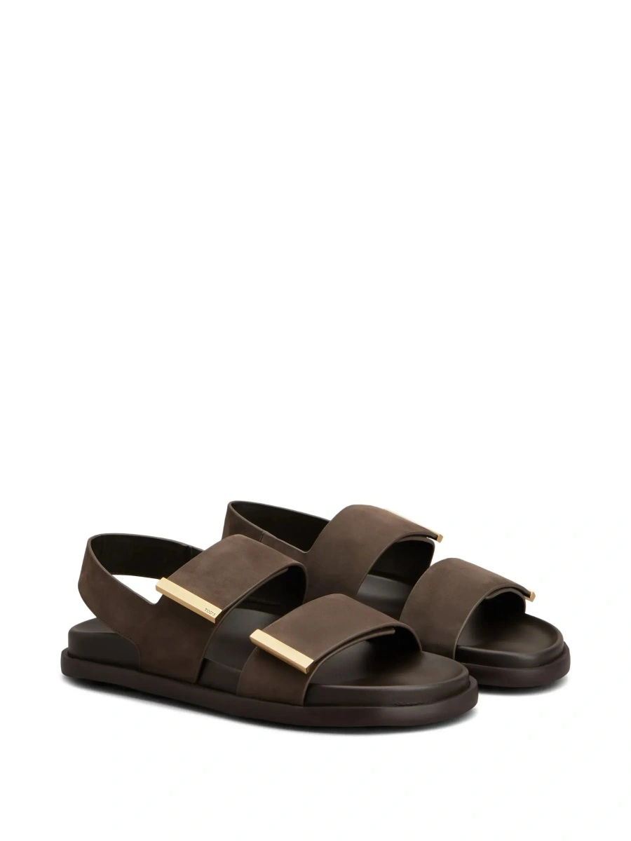 Sandale TOD'S maro din piele - Img 5