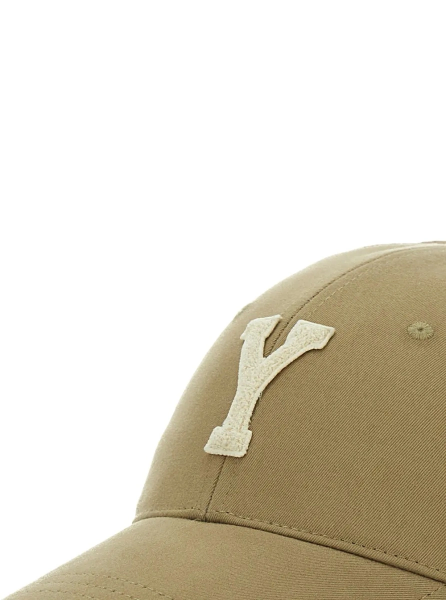 Sapca Beige 'Logo' Baseball Cap with Logo Embroidery on the Front for Men - Img 3