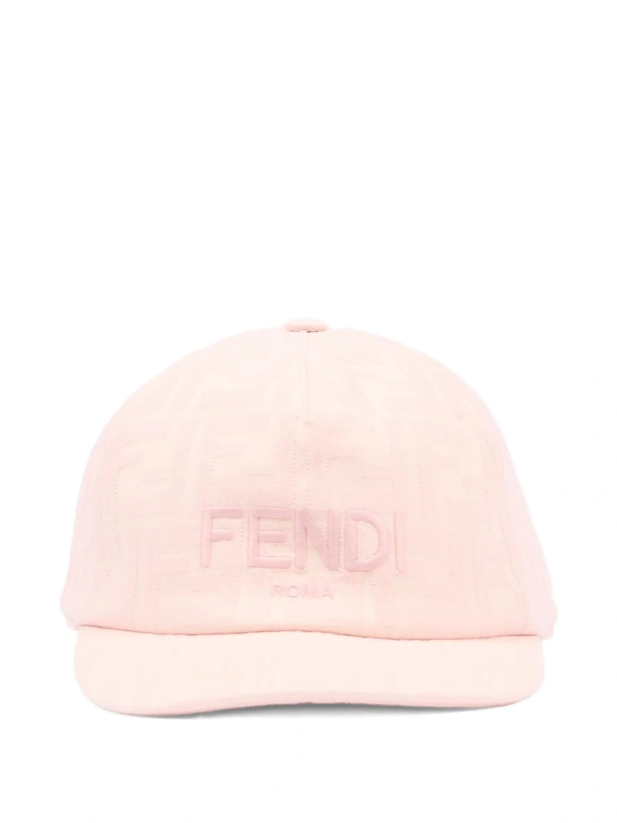 Sapca Fendi roz din bumbac - Img 8