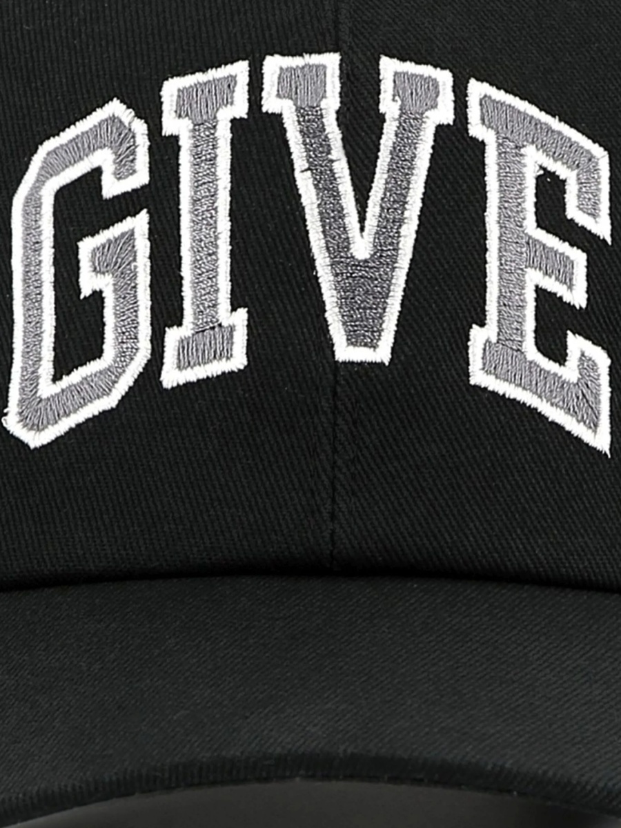 Sapca Givenchy neagra din bumbac - Img 4