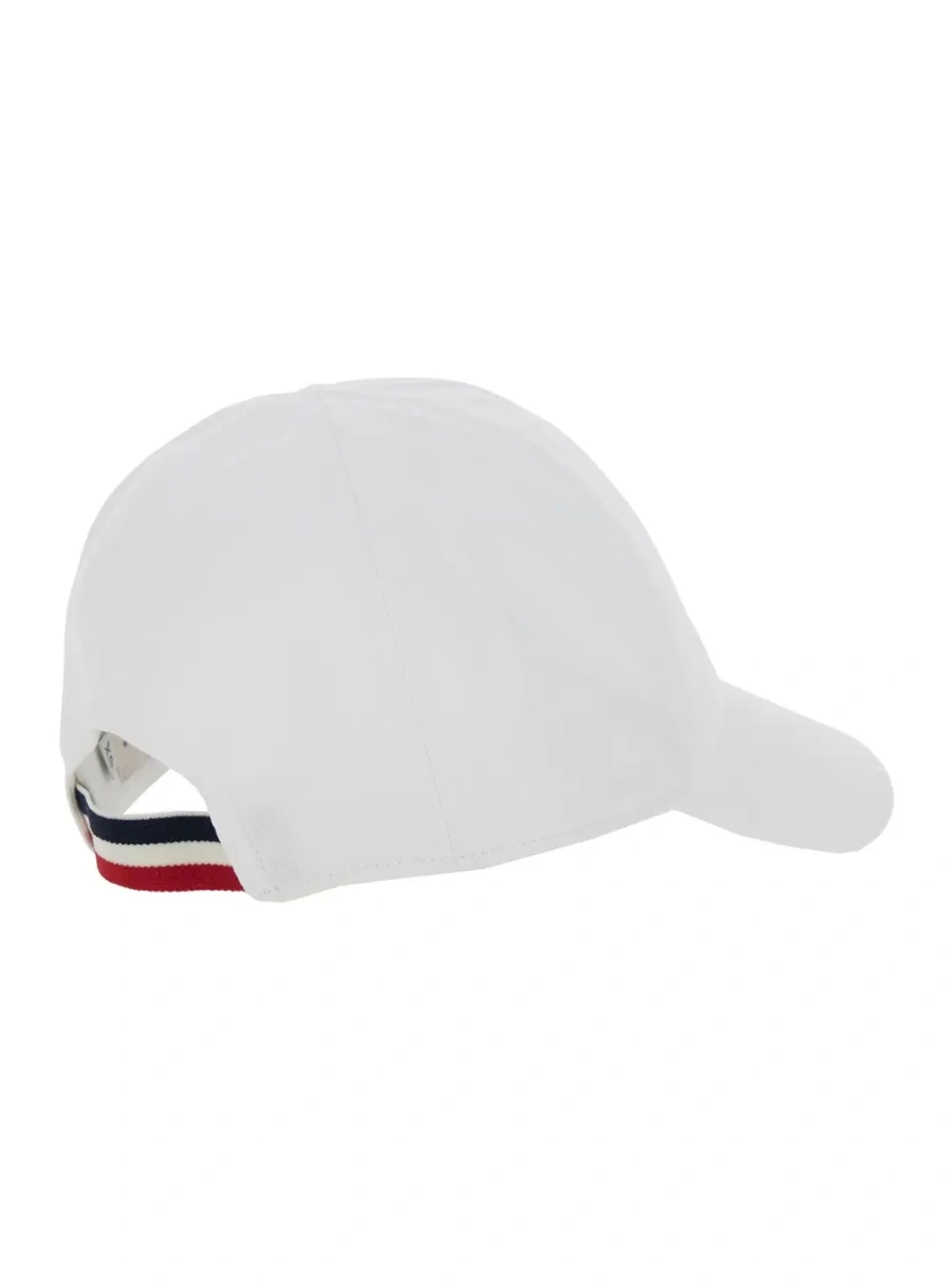 Sapca Moncler alba din bumbac - Img 2