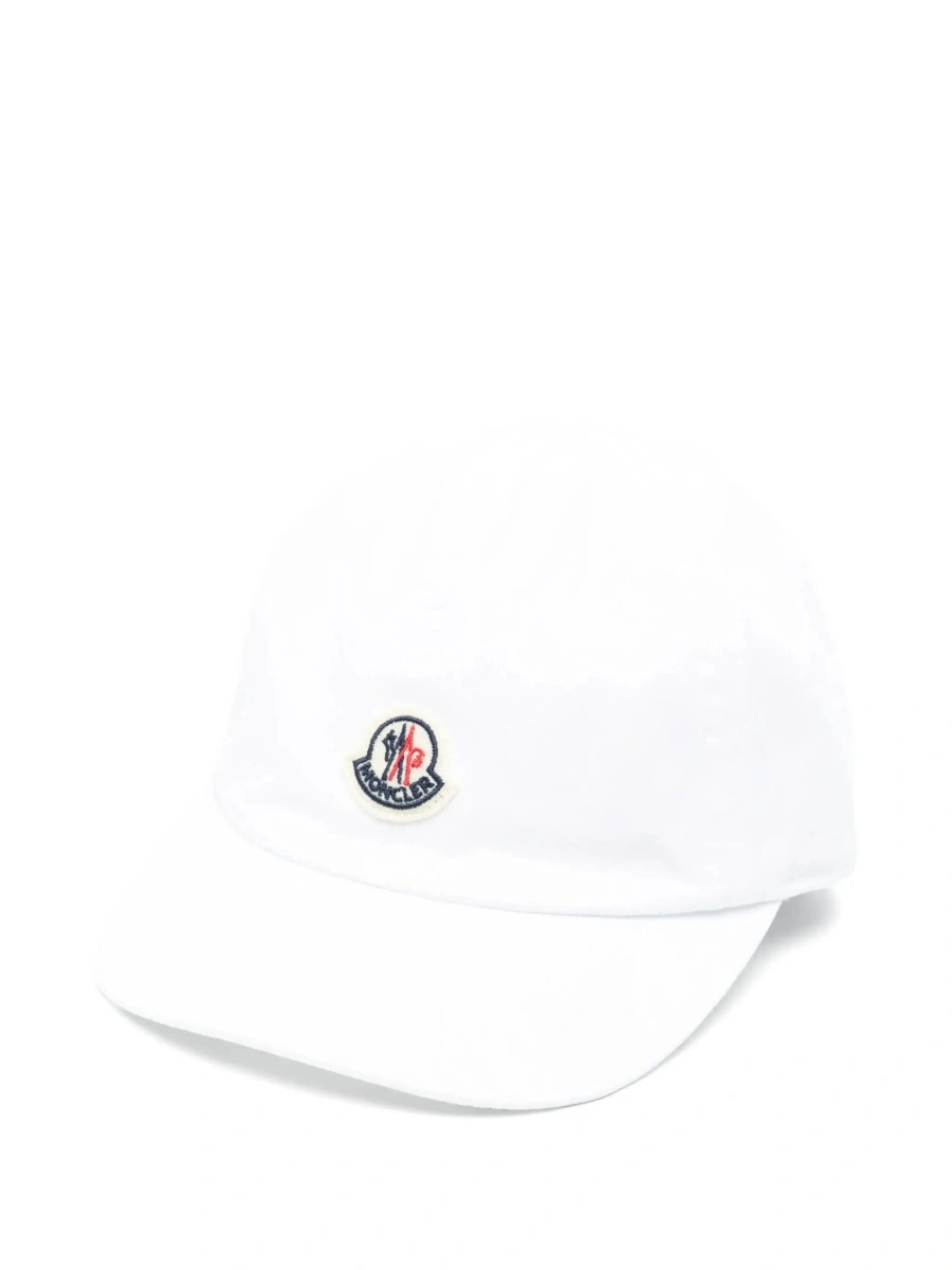 Sapca Moncler alba din bumbac - Img 5