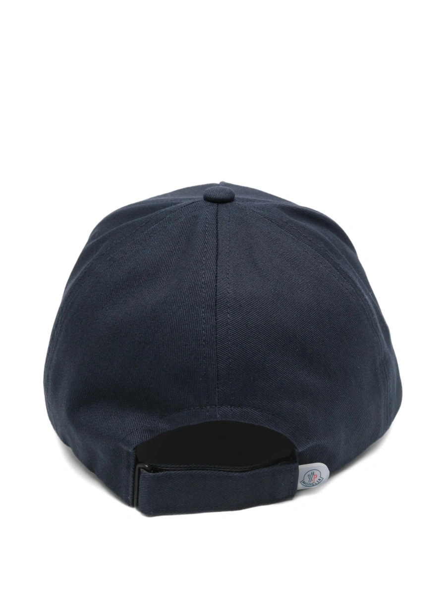 Sapca Moncler albastra din bumbac - Img 2