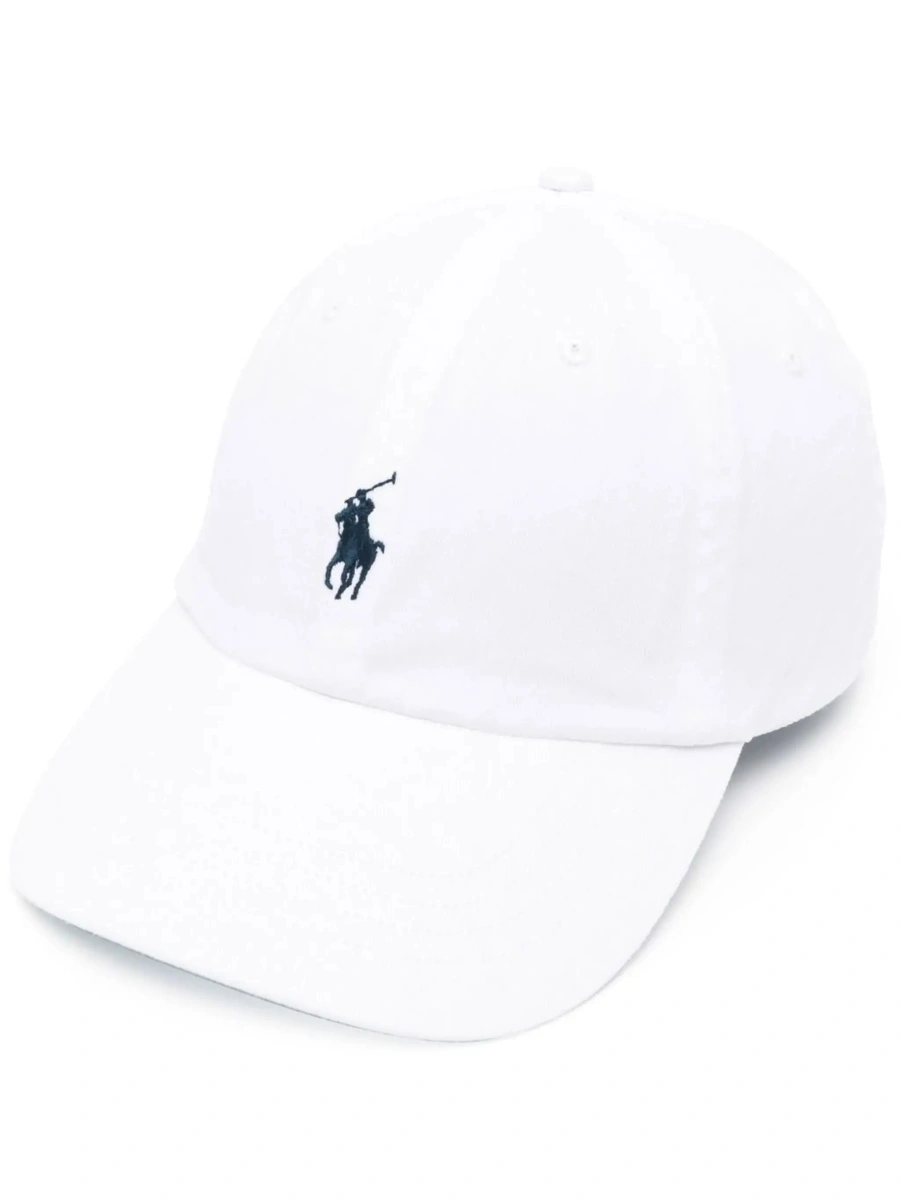 Sapca Ralph Lauren alba din bumbac 'BASEBALL CAP' - Img 4