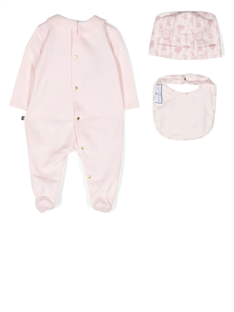 Set Philipp Plein roz din bumbac - Img 2