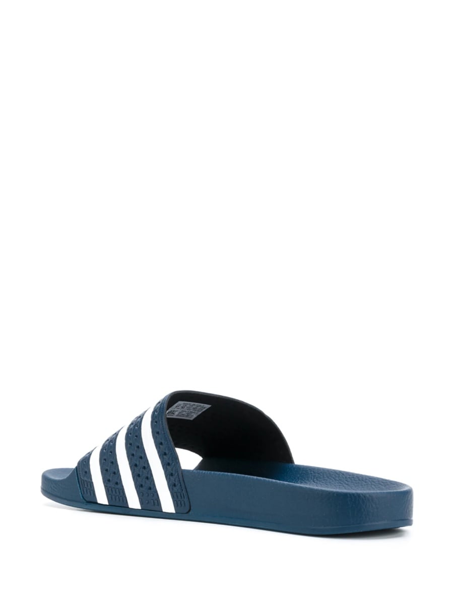 Slapi adidas Originals albastri din cauciuc - Img 3