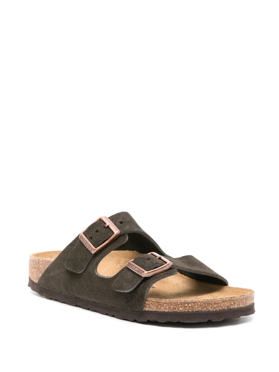 Slapi Birkenstock arizona maro din piele - Img 2