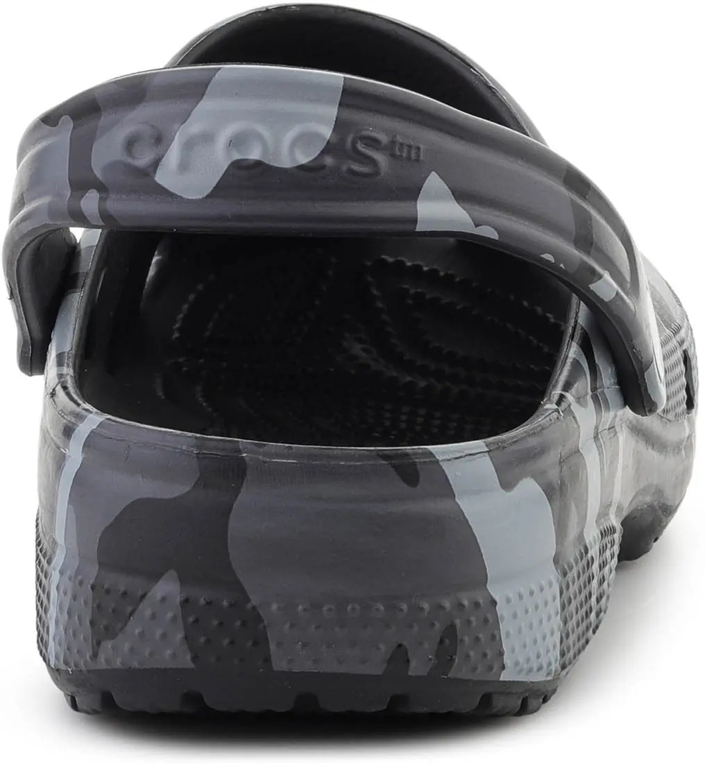 Slapi CLASSIC CAMOUFLAGE CLOG BLACK/SLATE GREY - Img 4