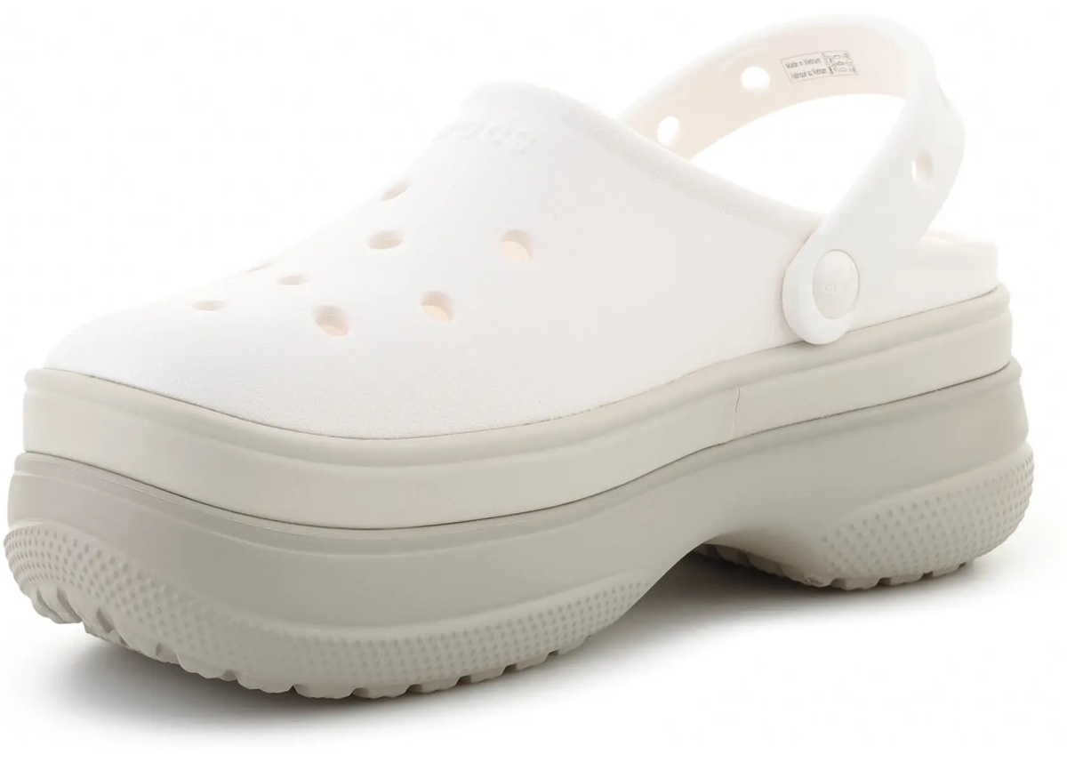 Slapi CLASSIC STACKED CLOG CHALK - Img 3