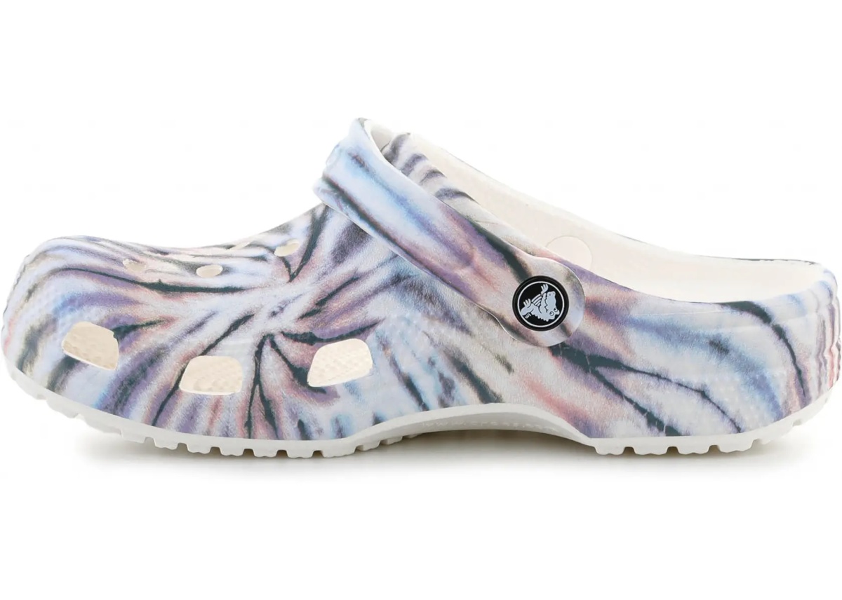 Slapi CLASSIC TIE DYE CLOG CHALK/MULTI - Img 4