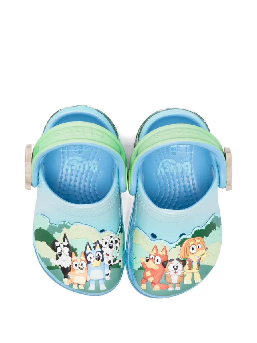 Slapi Crocs albastri din cauciuc - Img 3