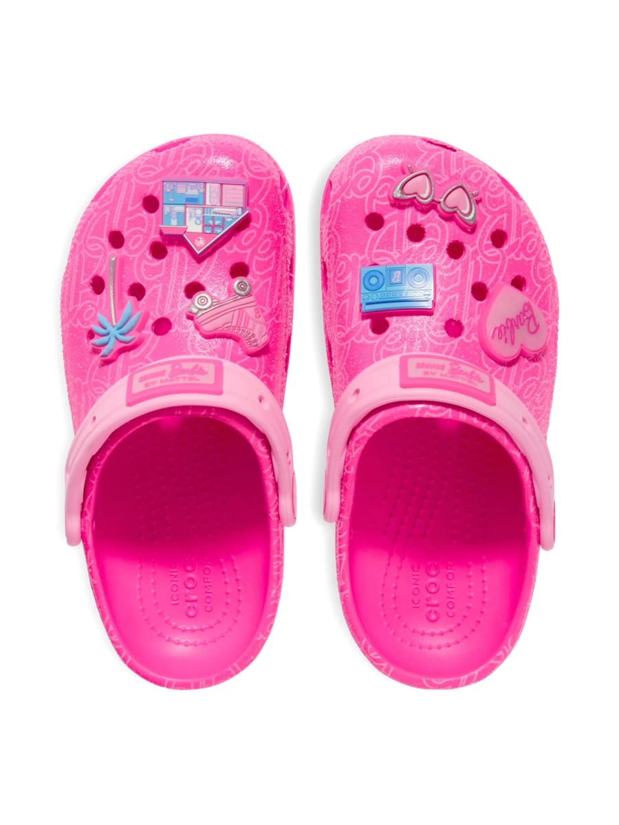 Slapi Crocs roz din cauciuc - Img 3