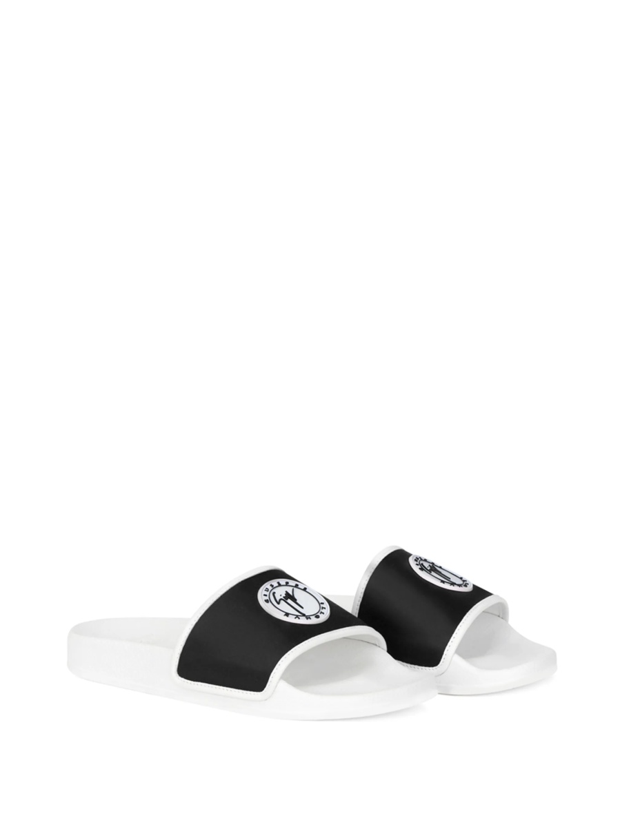Slapi Giuseppe Zanotti Brett negri din satin - Img 2
