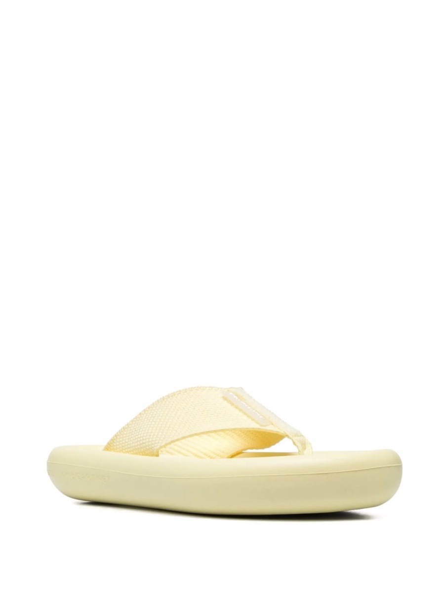 Slapi Stella McCartney galbeni din material textil - Img 2
