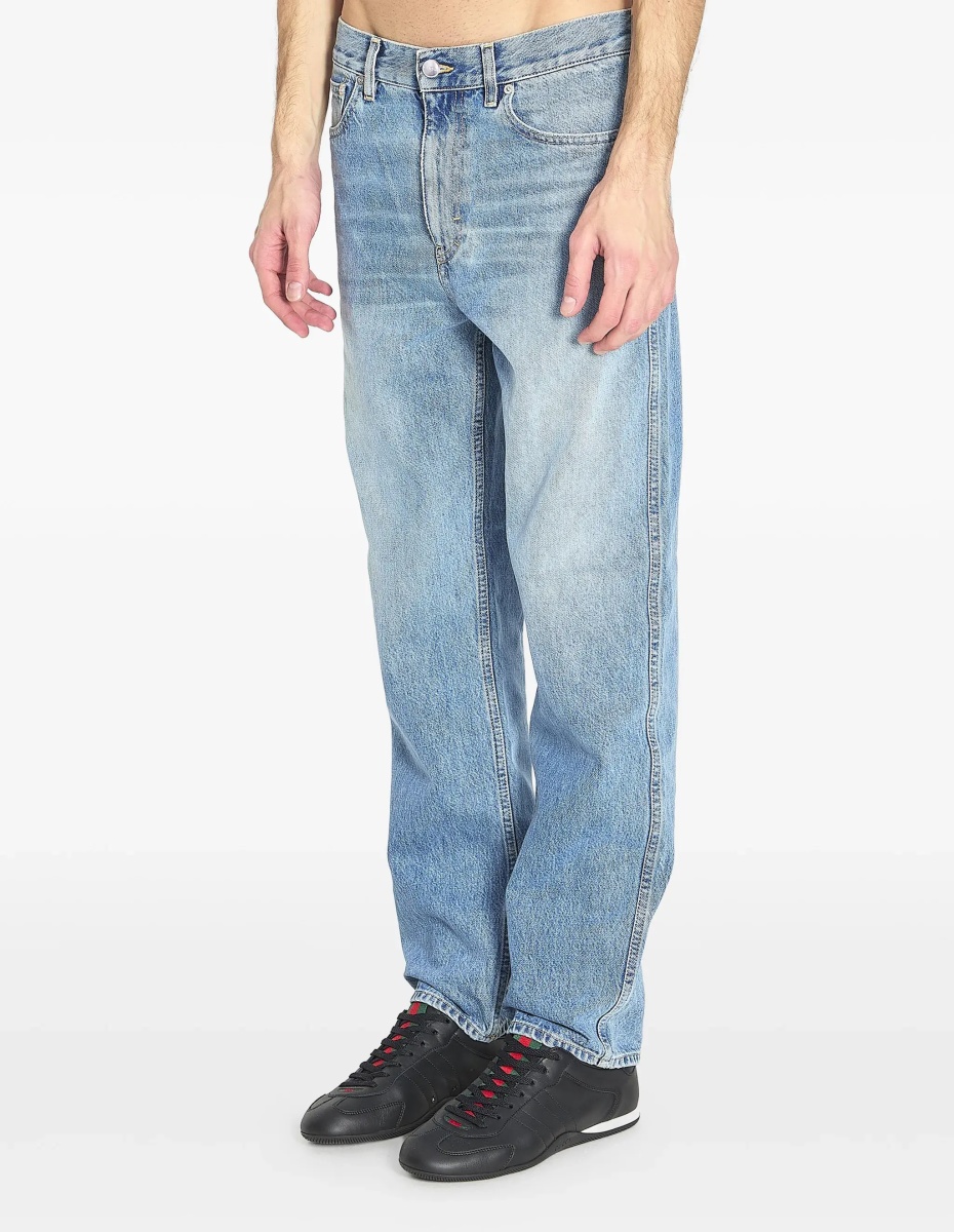 Slim-fit Pants in certified cotton denim - Img 2