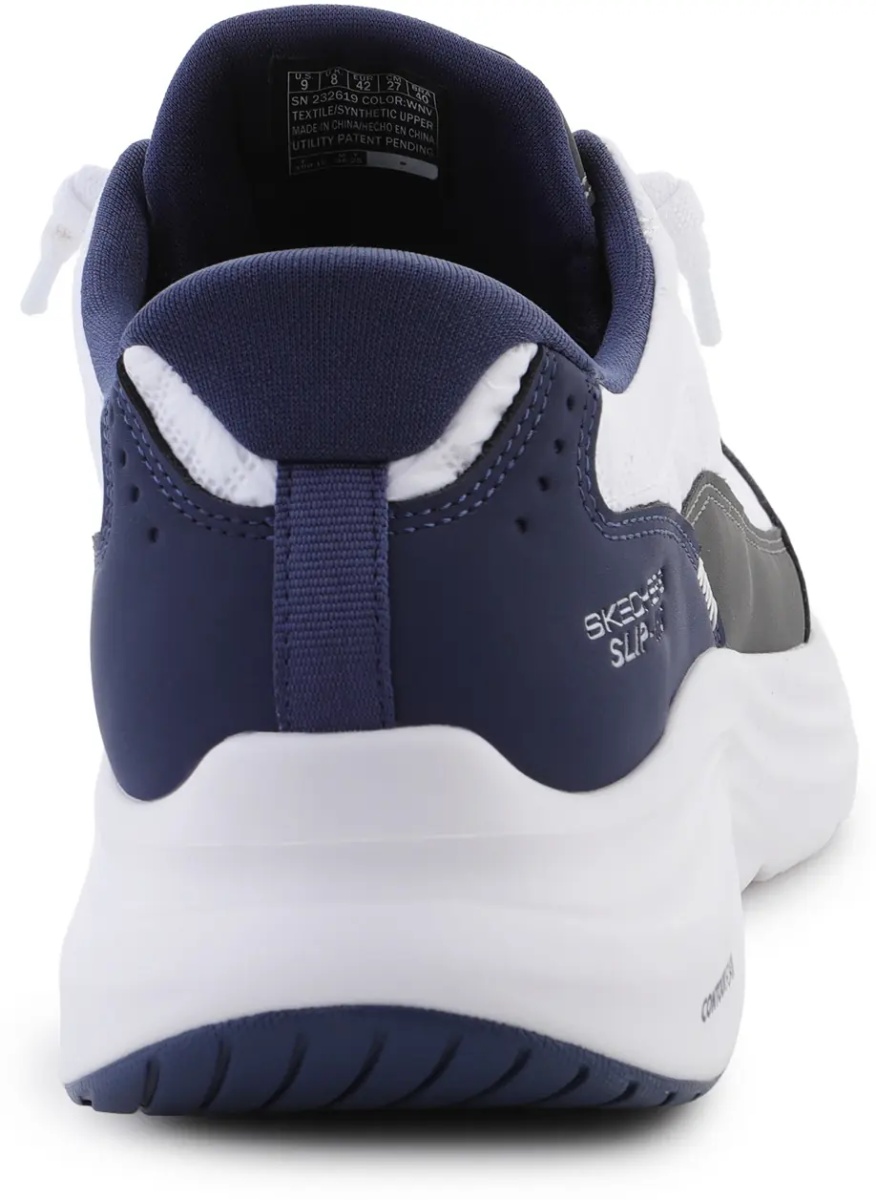 Slip-ins: Contour Foam - Cozy Fit White/Navy - Img 5