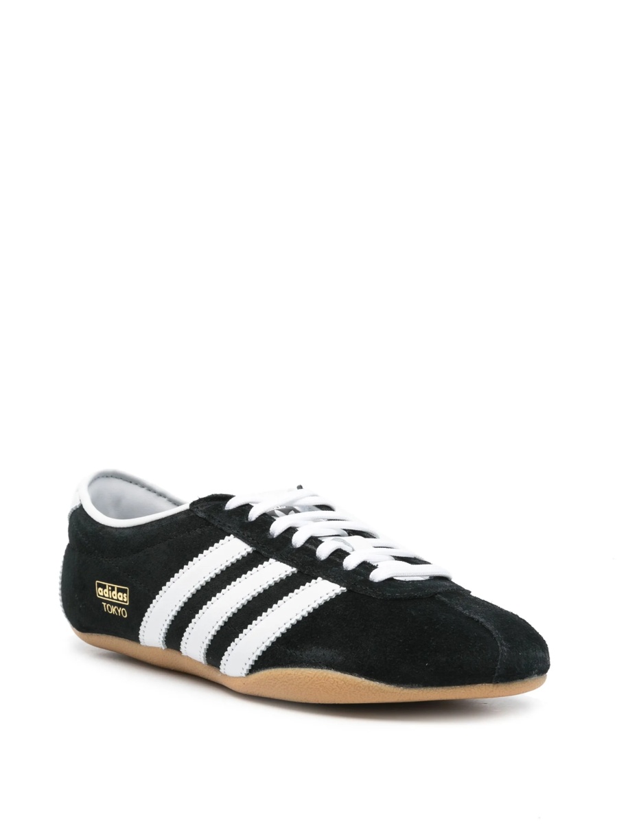 Sneakers adidas Originals negri din piele si poliuretan - Img 2