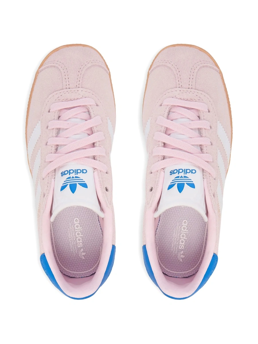 Sneakers adidas Originals roz din piele intoarsa si piele - Img 4