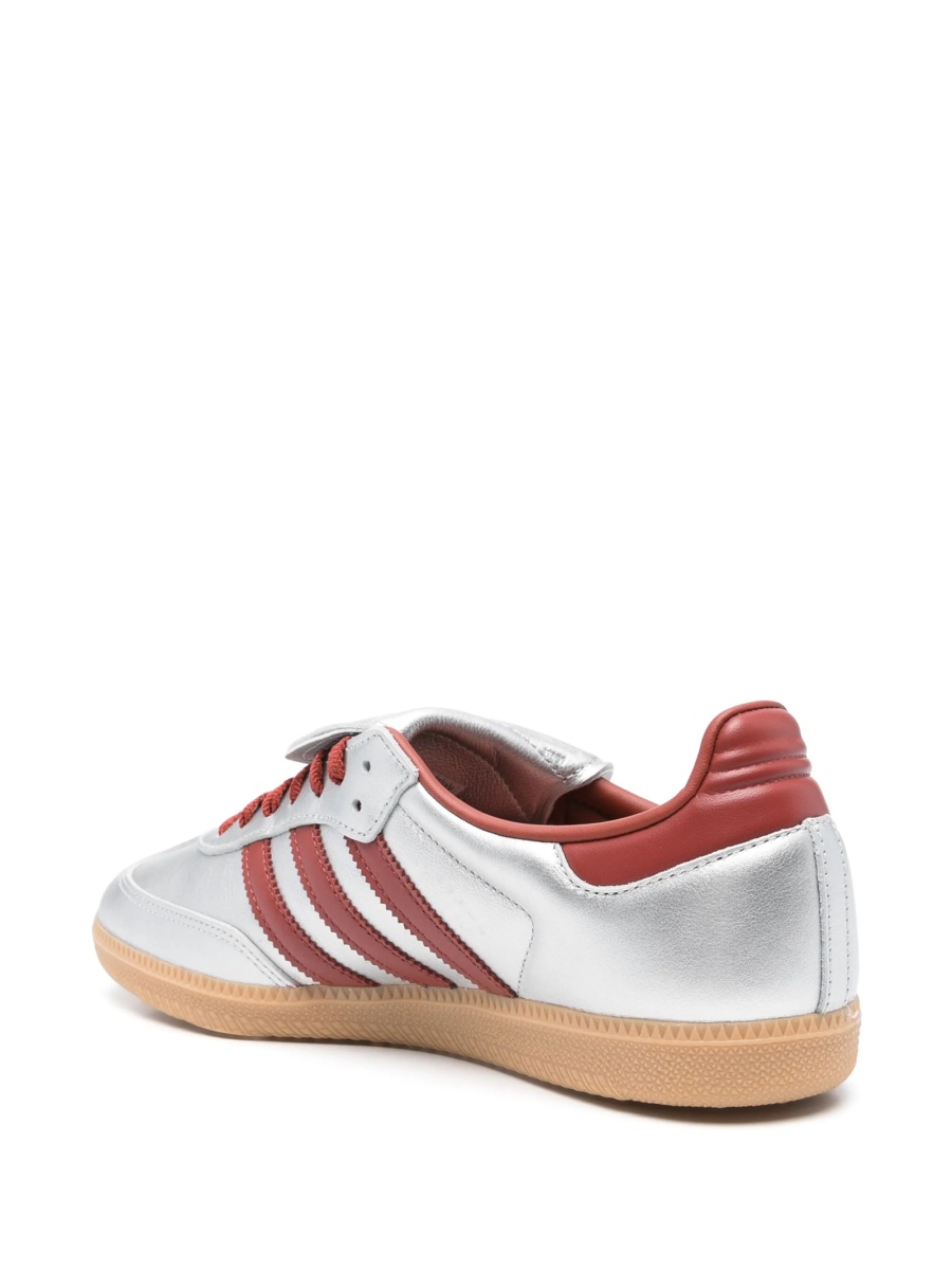 Sneakers adidas Originals samba argintii din piele - Img 3