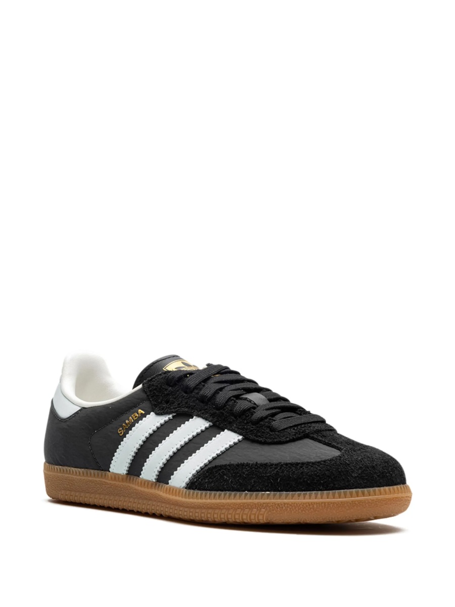 Sneakers adidas Originals samba negri din piele intoarsa si piele - Img 2