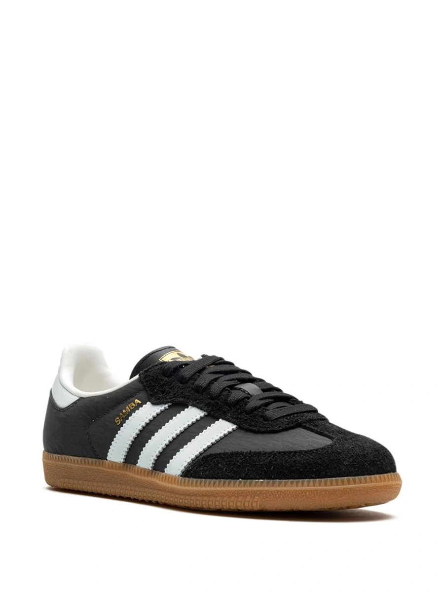 Sneakers adidas Originals samba negri din piele intoarsa si piele - Img 2