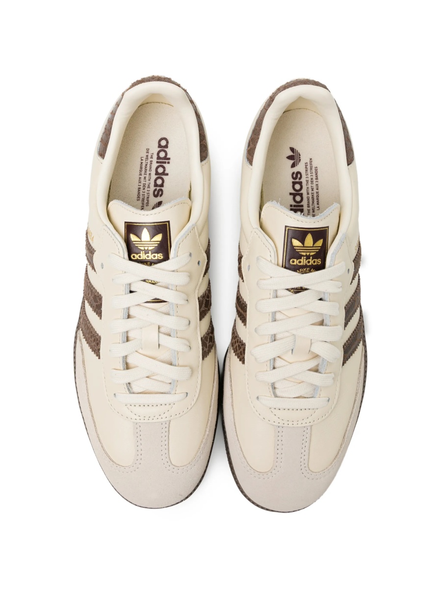 Sneakers adidas Originals samba neutri din piele si polyester - Img 3